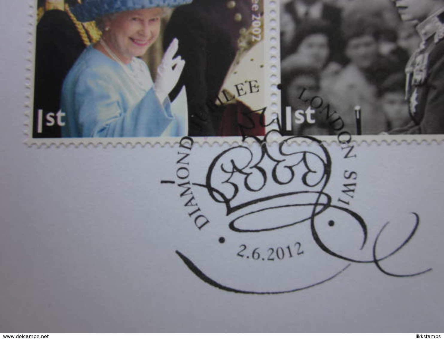 2012 THE QUEENS DIAMOND JUBILEE, A SPECIAL COMMEMORATIVE SOUVENIR COVER.(B) #01331 - 2011-2020 Decimal Issues