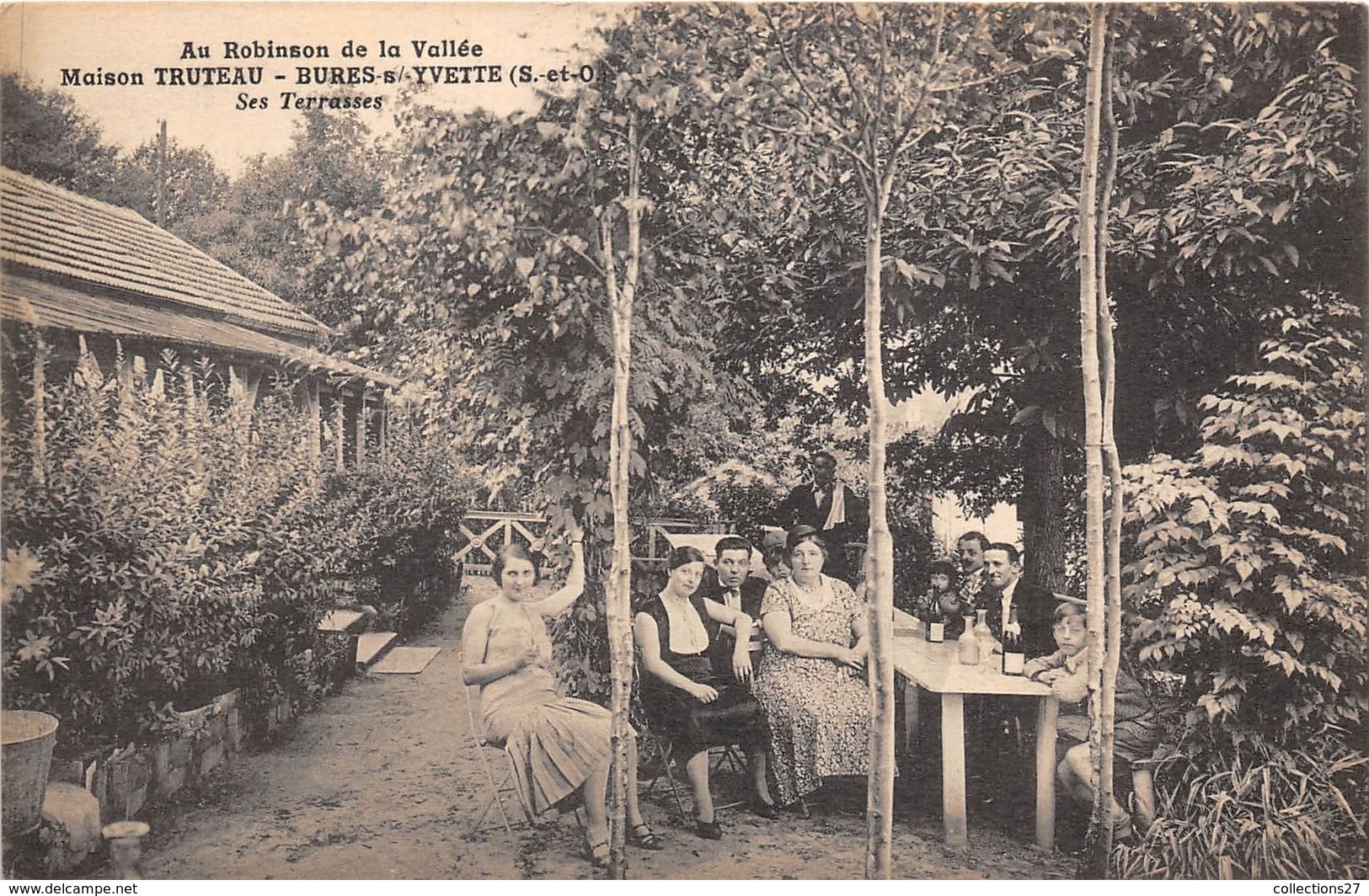 91-BURES-SUR-YVETTE-AU ROBINSON DE LA VALLE, MAISON TRUTEAU , SES TERRASSES - Bures Sur Yvette