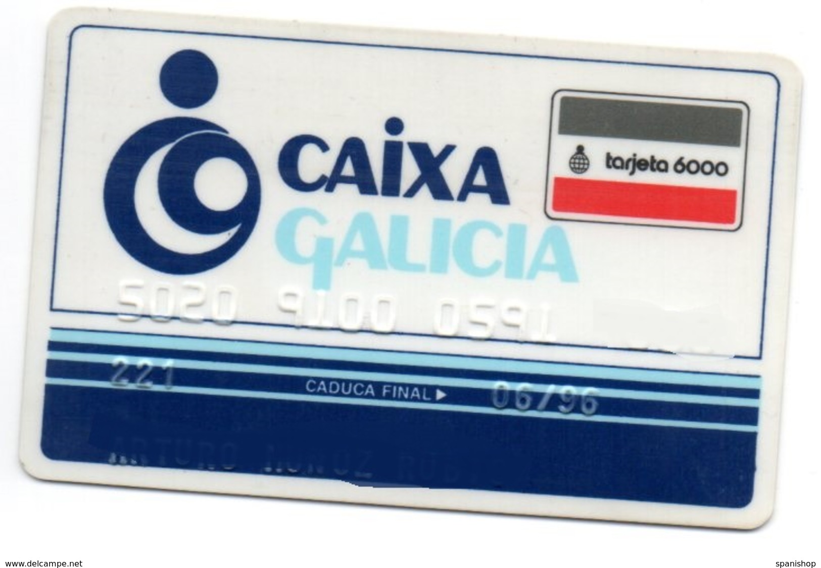 OLD ANCIENT Bank Spain Credit Card  CAIXA GALICIA  Visa - Electron - Master Card - Tarjeta De Credito - Cartes De Crédit (expiration Min. 10 Ans)