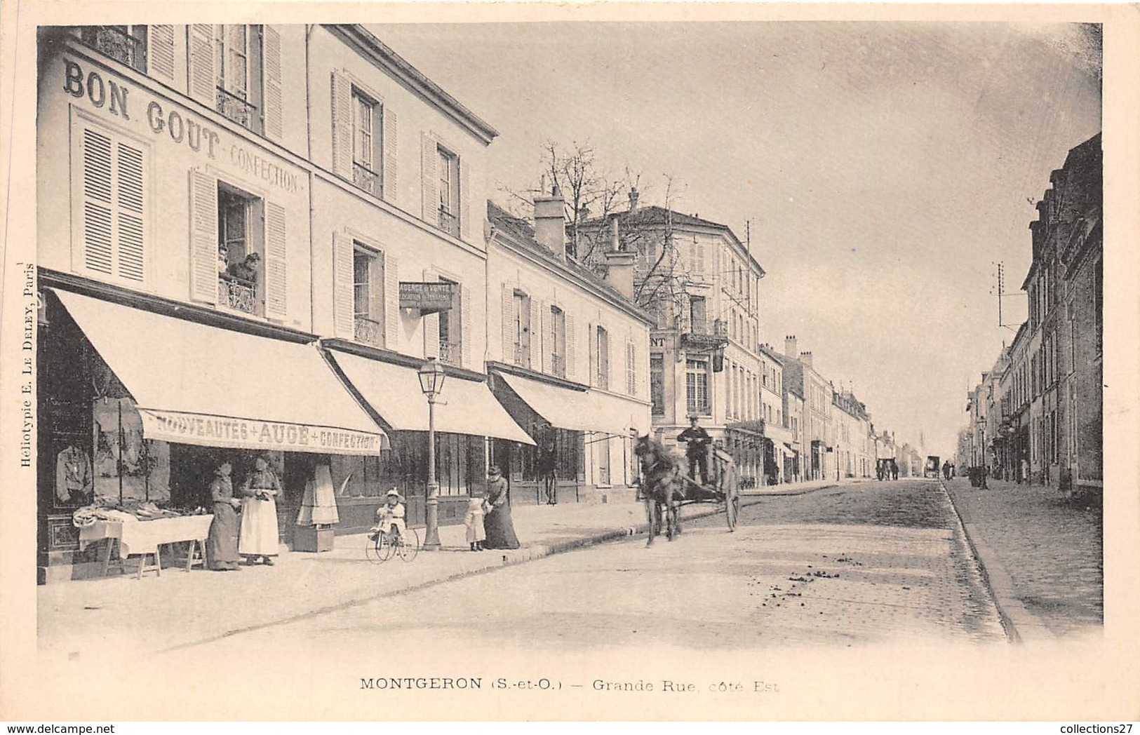 91-MONTGERON- GRANDE RUE CÔTE EST - Montgeron