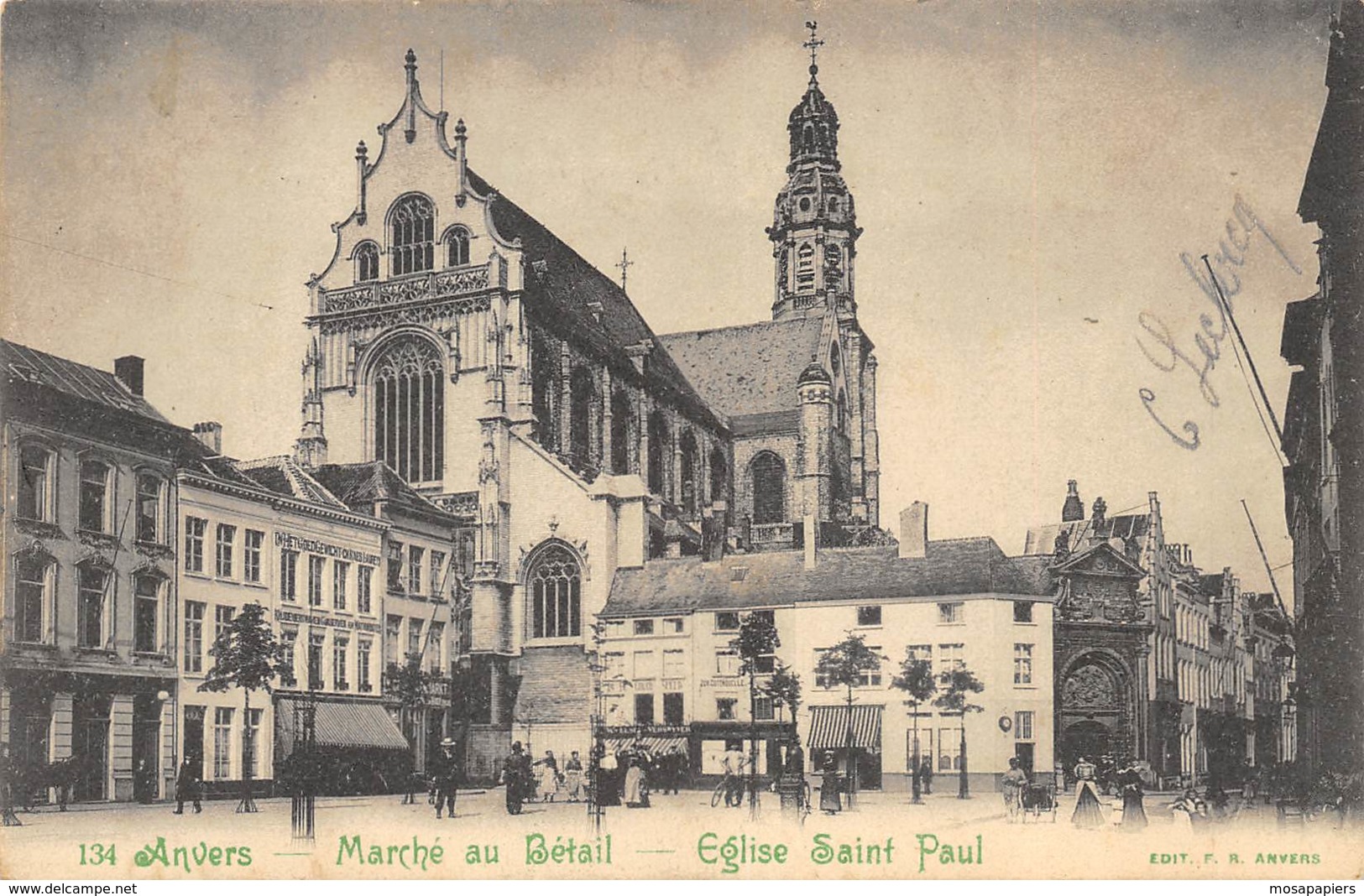 Anvers - 1906 - Marché Au Bétail - Antwerpen