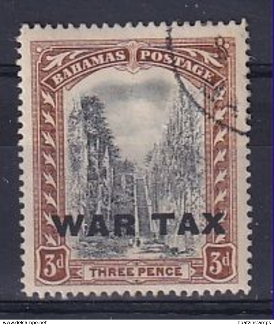 Bahamas: 1919   Queen's Staircase 'War Tax' OVPT   SG100   3d   Used - 1859-1963 Colonia Britannica