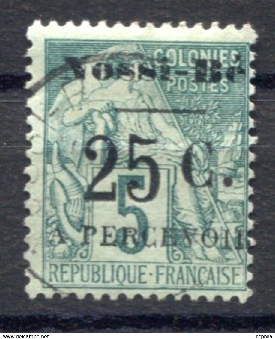 RC 17646 NOSSI-BÉ COTE 190€ TAXE N° 10 ALPHÉ DUBOIS SURCHARGÉ TIRAGE 750ex OBLITÉRÉ - Oblitérés