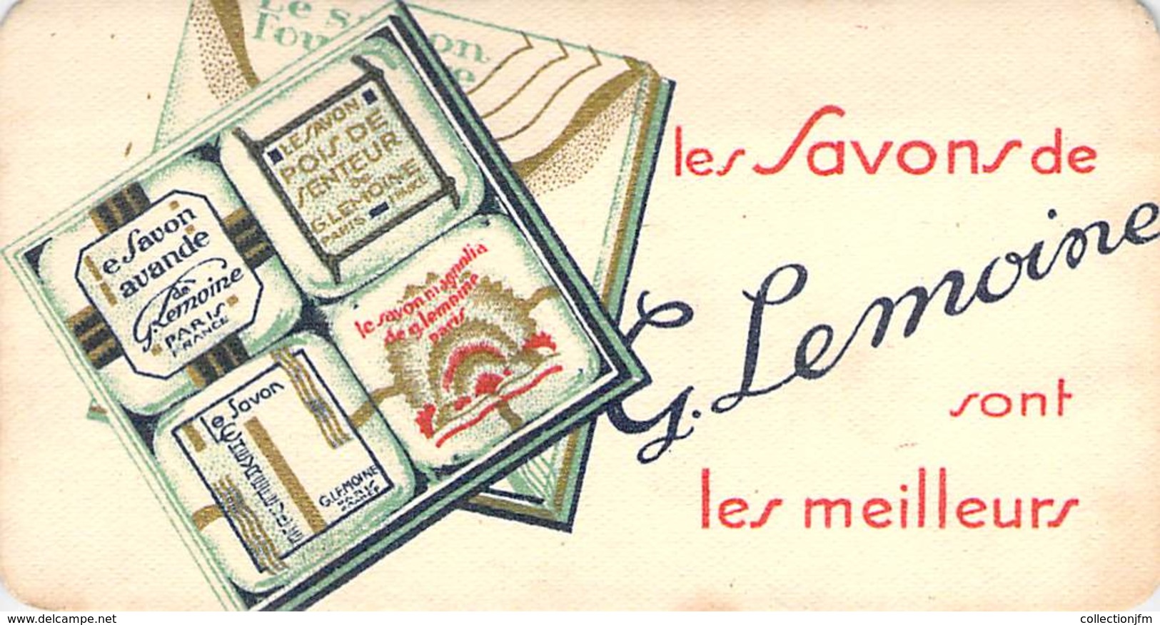 PETIT PAPIER / ETIQUETTE / PARFUM / PUBLICITE / SAVON G. LEMOINE - Publicidad