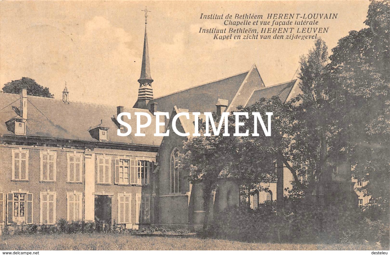 Instituut Bethleëm - Kapel En Zicht Van Den Zijdegevel - Herent - Herent