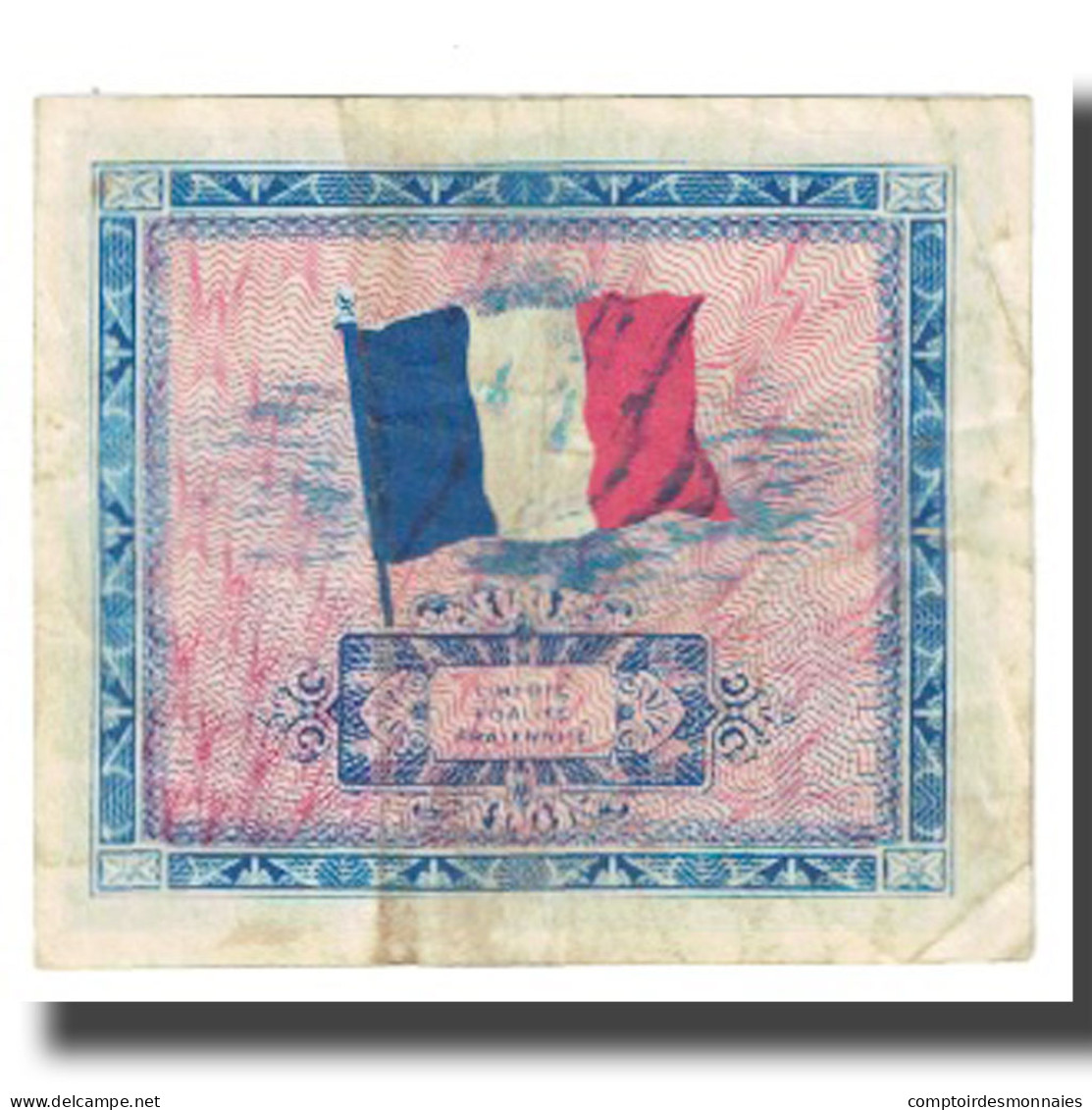 France, 2 Francs, 1944, TTB, Fayette:VF16.1, KM:114a - 1944 Bandiera/Francia