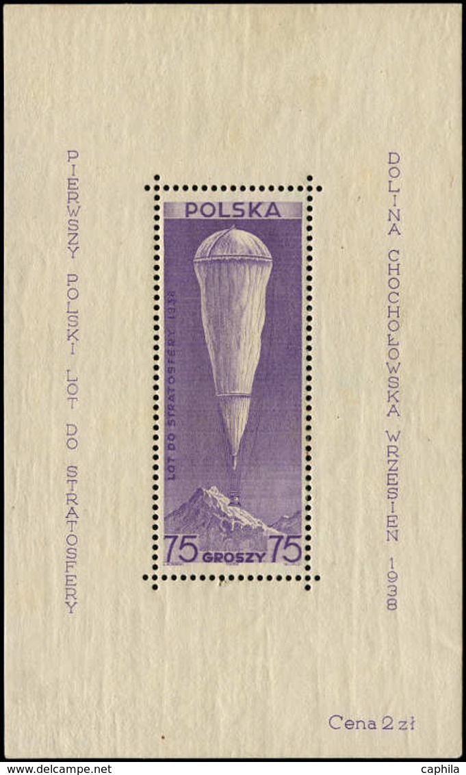 ** POLOGNE - Blocs Feuillets - 6, Luxe: 75gr. Ballon Stratosphérique - Autres & Non Classés