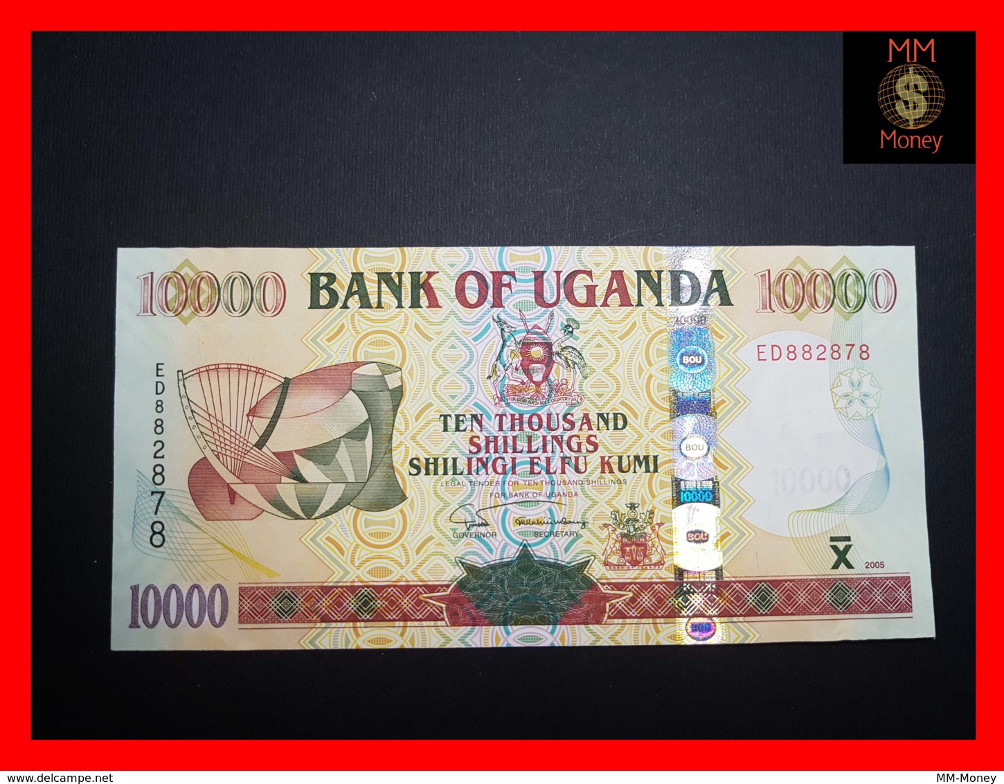 UGANDA 10.000 10000 Shillings 2005 P. 45 A  UNC - Uganda