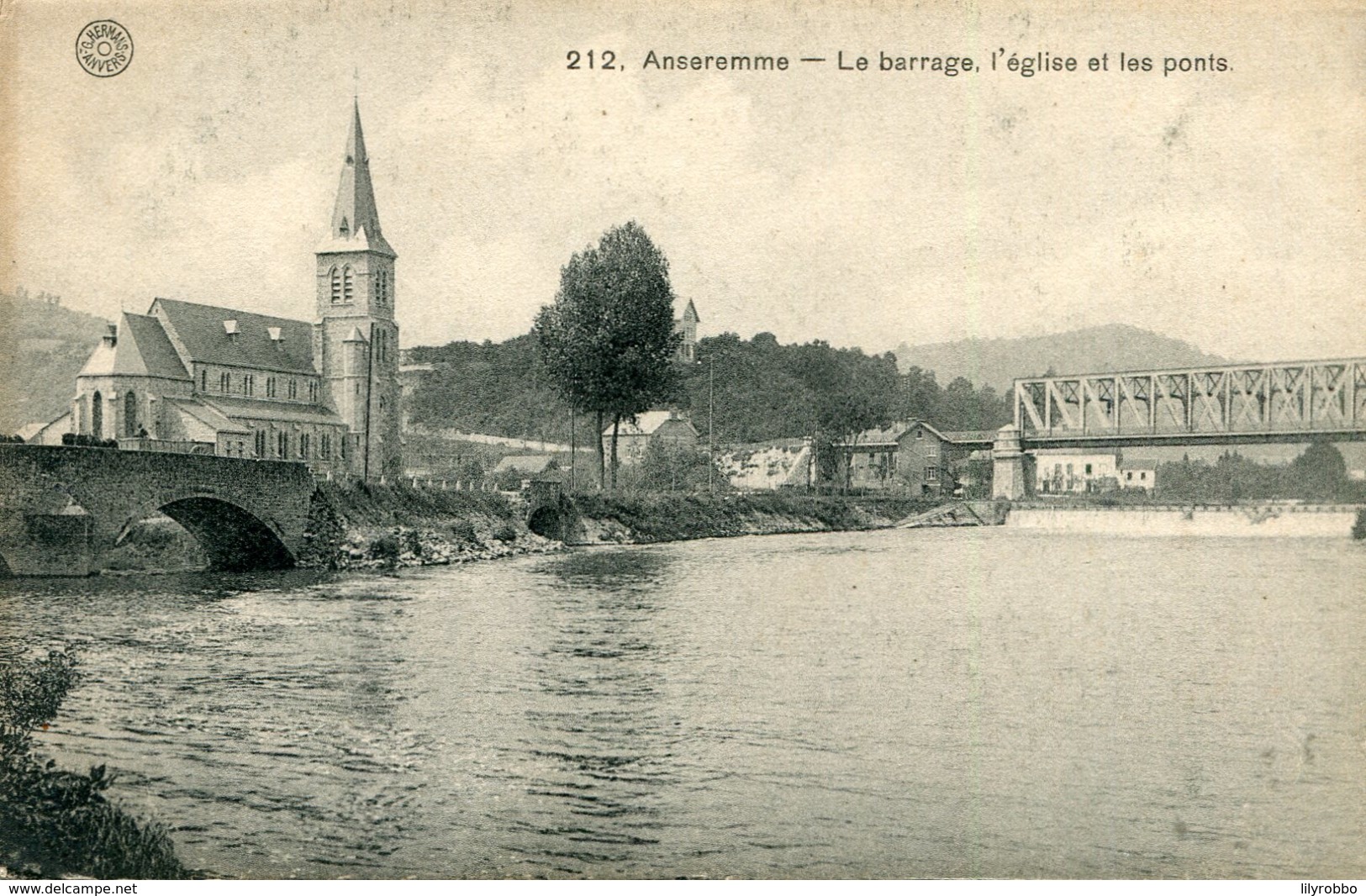 BELGIUM - Anseremme - Le Barrage L'englise Et Les Ponts - Dinant