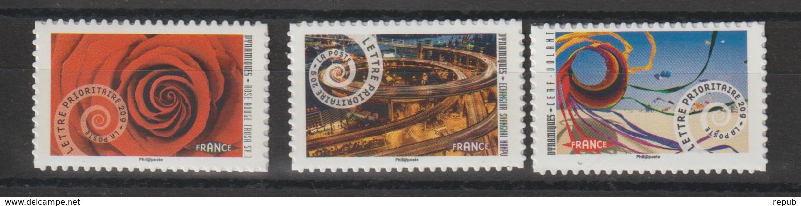 France 2014 Dynamiques 930A, 932A Et 933A Neufs ** MNH - Andere & Zonder Classificatie