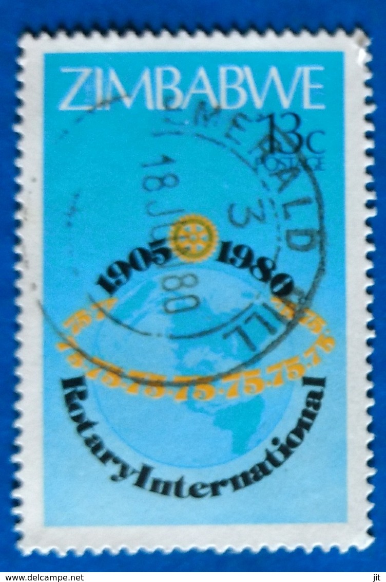 142. ZIMBABWE (13C) 1980 USED STAMP ROTARY INTERNATIONAL - Zimbabwe (1980-...)