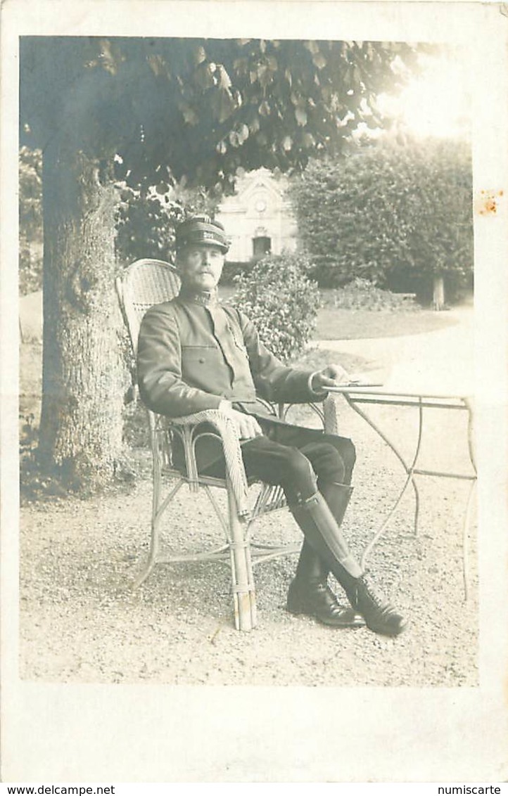 Cpa Carte Photo Commandant Henri De Hennequin De Willermont, 201e RI 1915 - Personaggi