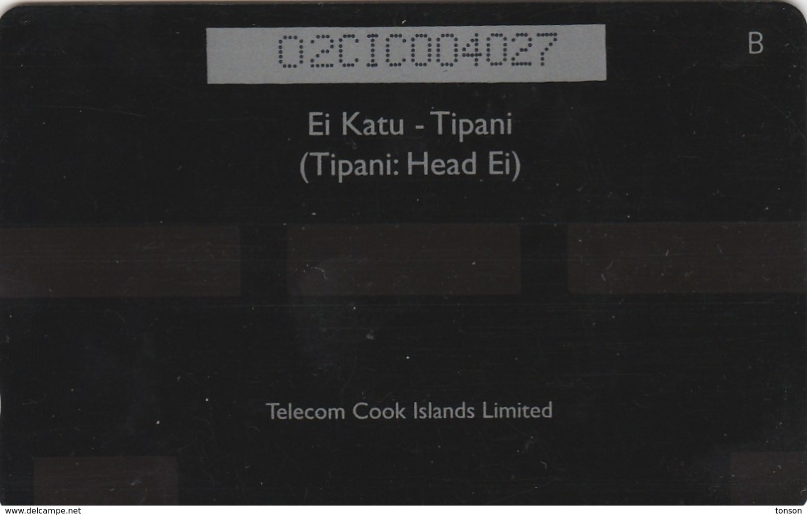 Cook Islands, COK3, $10, Ei Katu- Tipani, Woman, 2 Scans. - Cook Islands