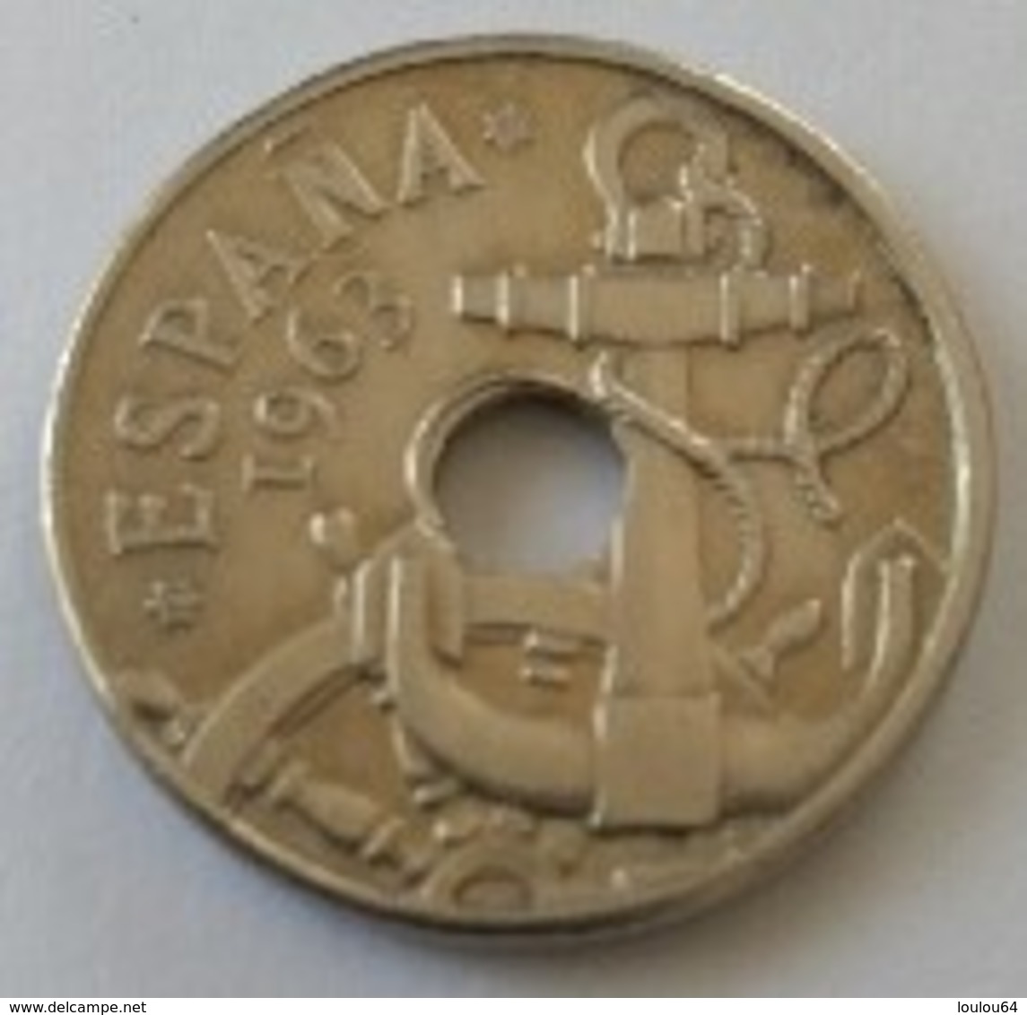 Espagne - 50 Centimos 1963 - - 1 Peseta