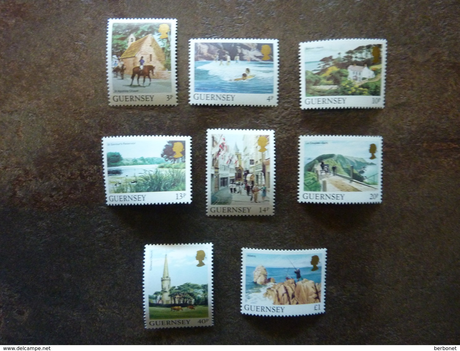 1984  Bailiwick Views   SG = 298 / 299 And  305-307-308-310-312 And 314   ** MNH - Guernsey