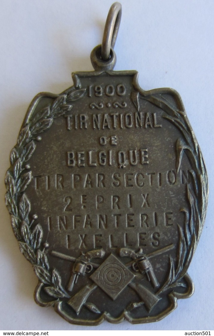 AG01865  TIR NATIONAL DE BELGIQUE - 2 Eme PRIX INFANTERIE - IXELLES (10g) - Unternehmen