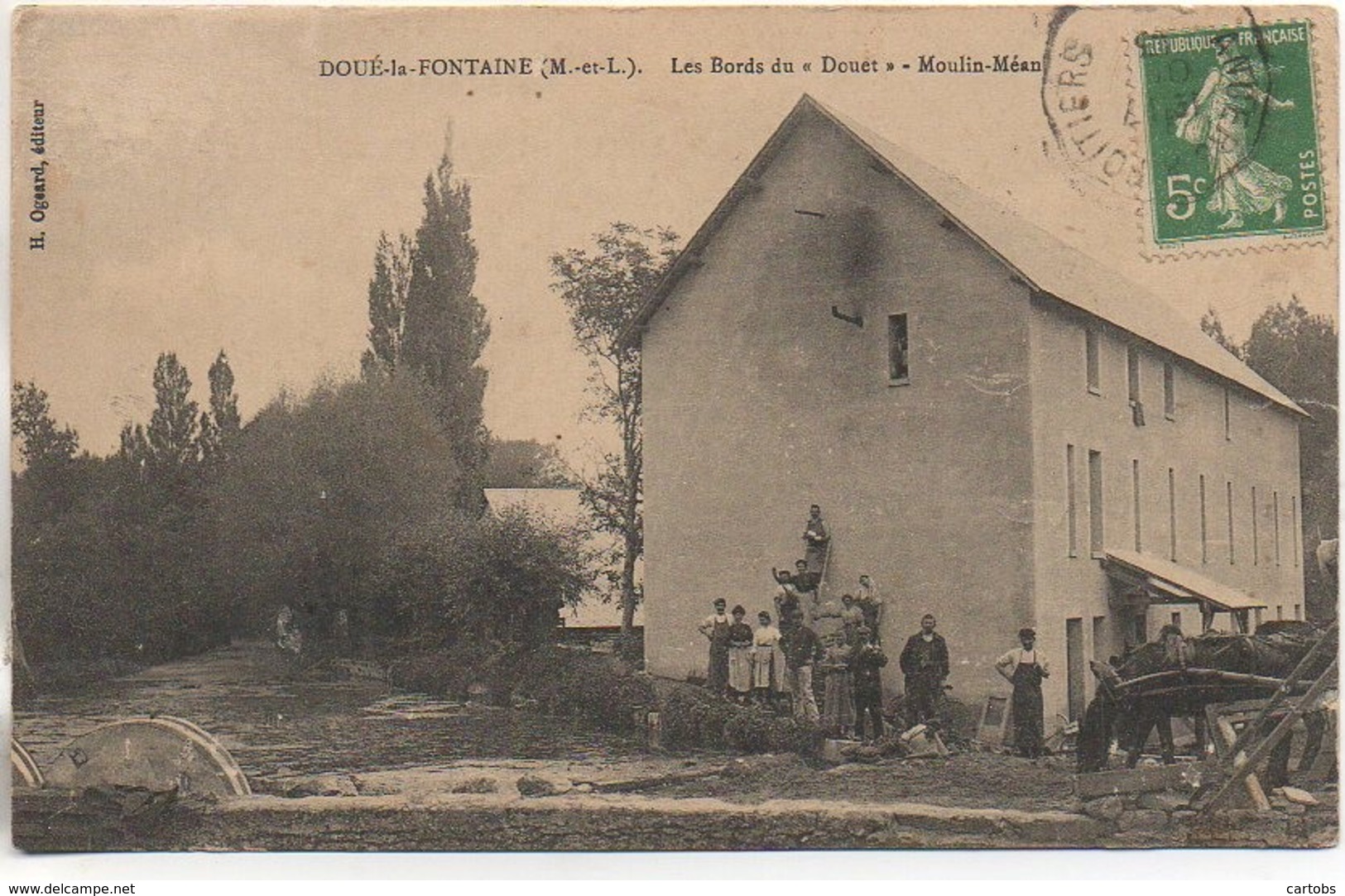 49 DOUE-la-FONTAINE  Les Bords Du "Douet" - Moulin-Méan - Doue La Fontaine