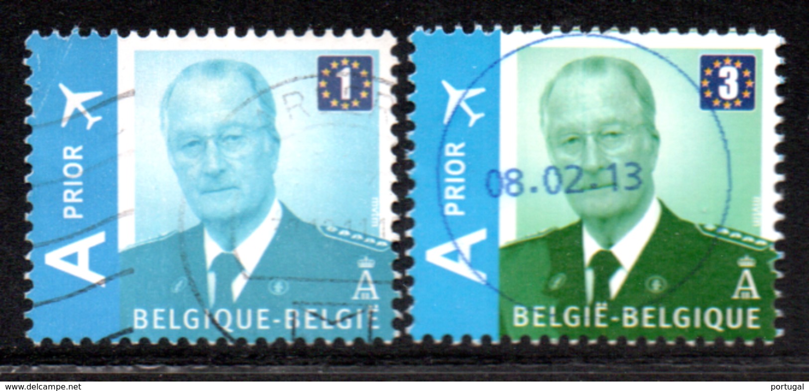 Belgique - N° 3848,3850 - 2009 - Used Stamps