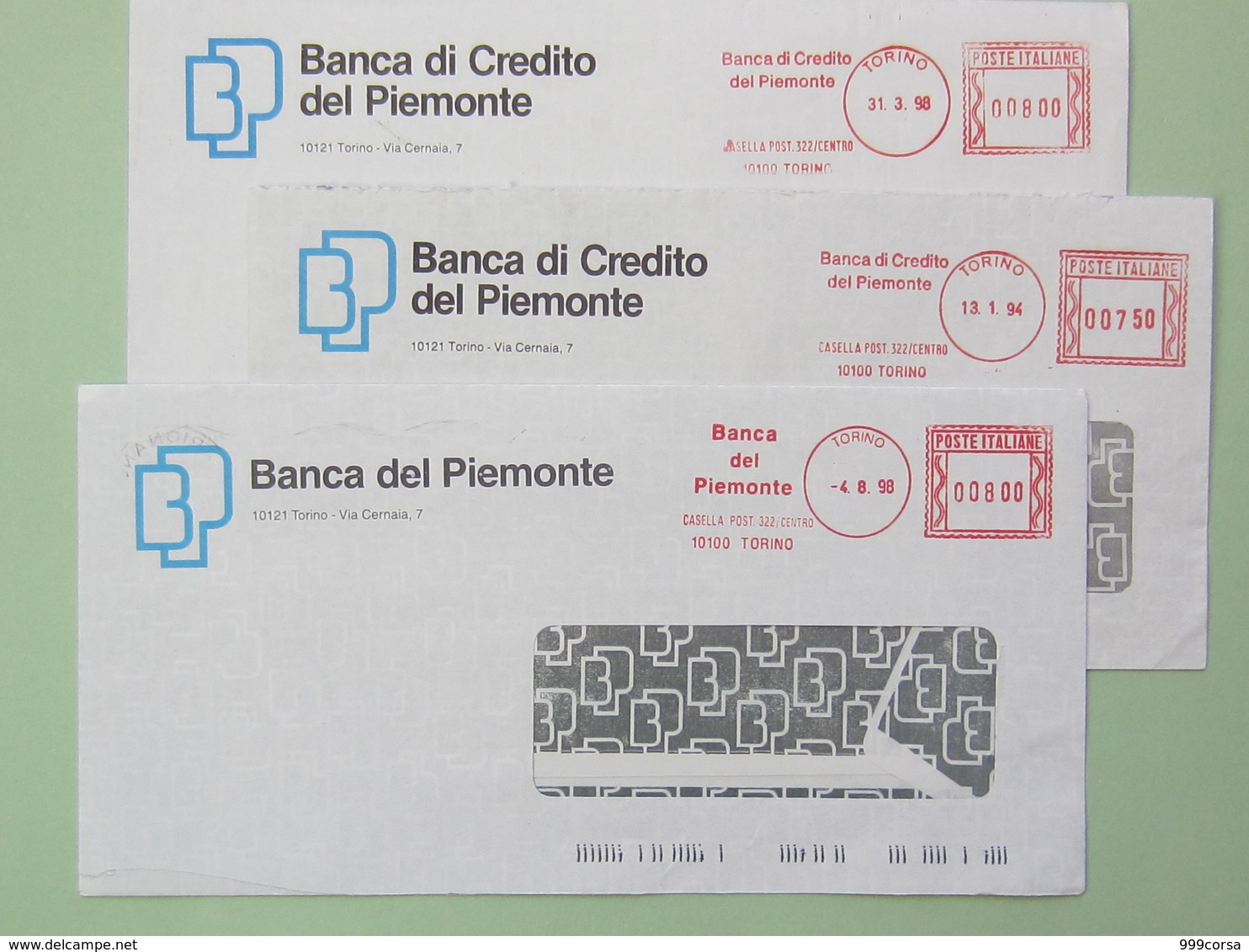 Banche, Assicurazioni, Finanza, Lotto Di 17 Pezzi ( 6 Scan) Affrancature Mecc. Diverse, Tariffe Diverse - Macchine Per Obliterare (EMA)