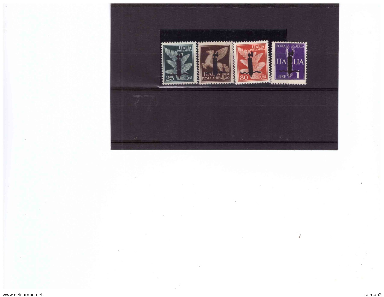 E15    - REPUBBLICA SOCIALE - SAGGI  -    POSTA  AEREA    CAT. SASSONE NR. P.9/P.12   NUOVI** MNH - Andere & Zonder Classificatie