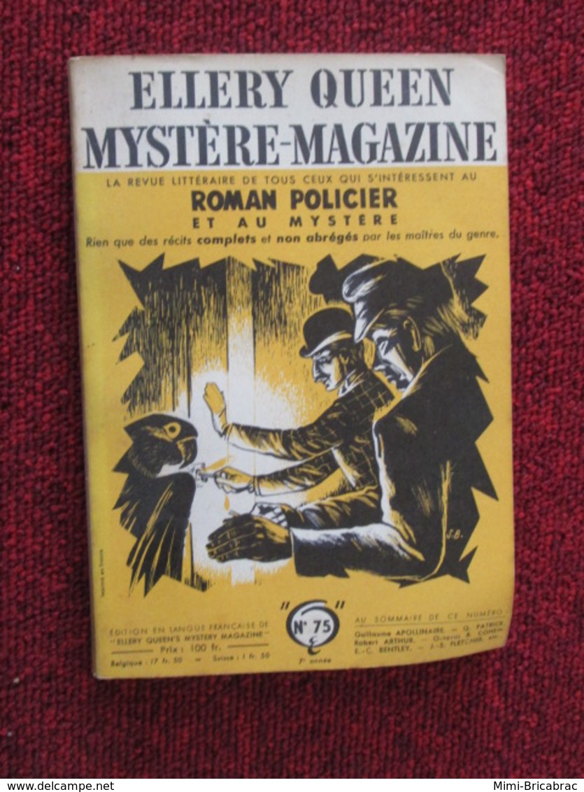 POL 3/2013 OPTA / ELLERY QUEEN  DETECTIVE MAGAZINE N°75 De 1954 - Opta - Ellery Queen Magazine