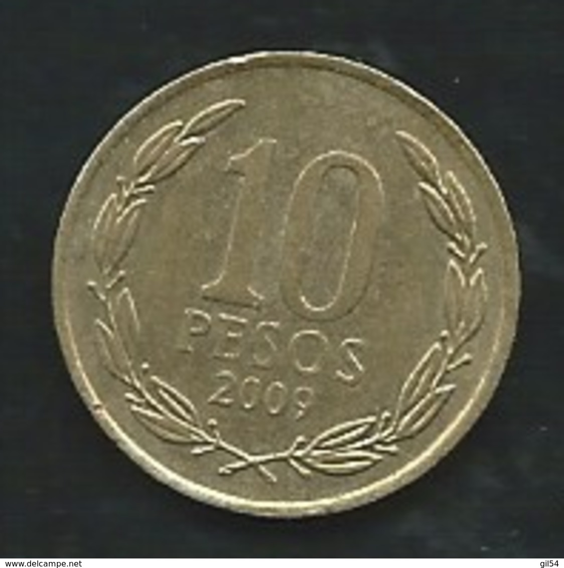 CHILE - 10 Pesos 2009  Laupi12506 - Chile