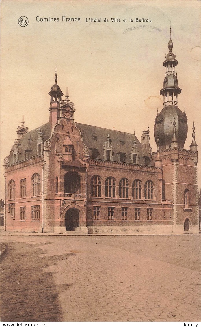 59 Comines France Hotel De Ville Et Beffroi - Sonstige & Ohne Zuordnung