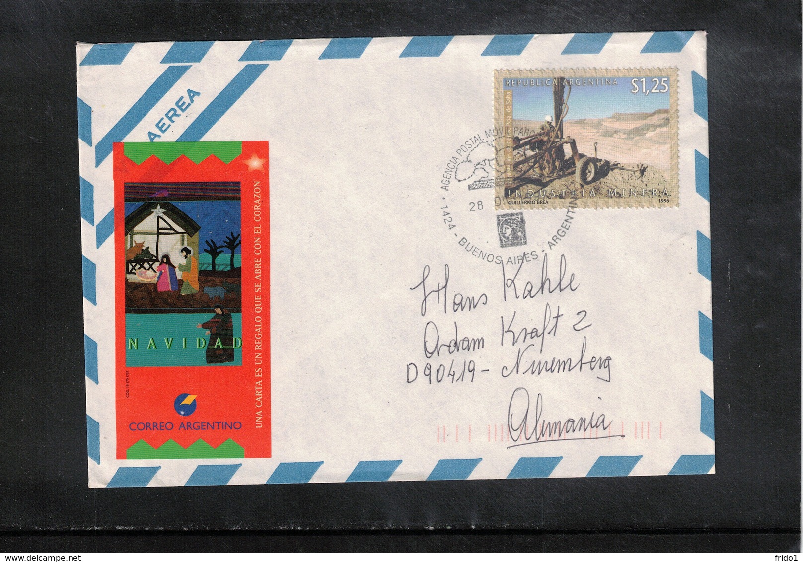 Argentina 1997 Interesting Airmail Letter - Storia Postale