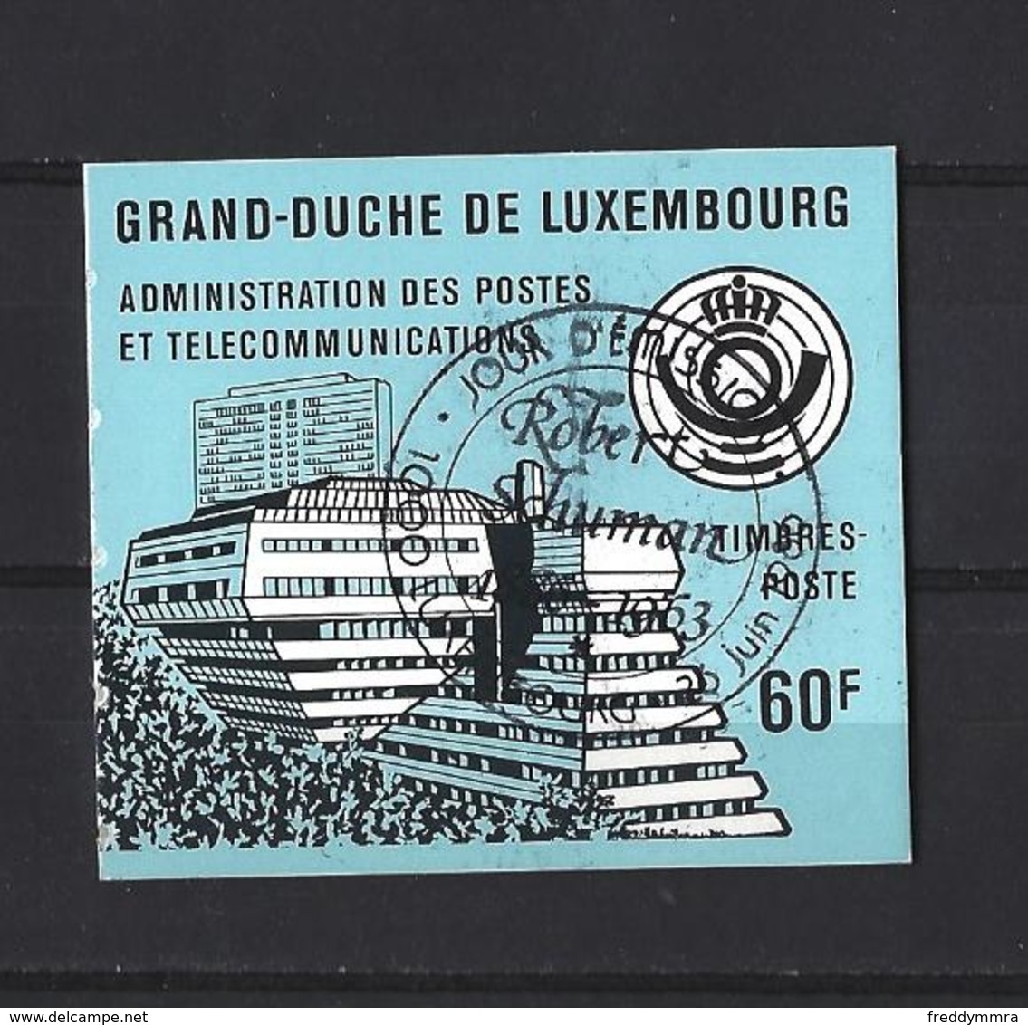 Luxembourg:carnet Robert Schuman Avec Obli 1er Jour - Postzegelboekjes