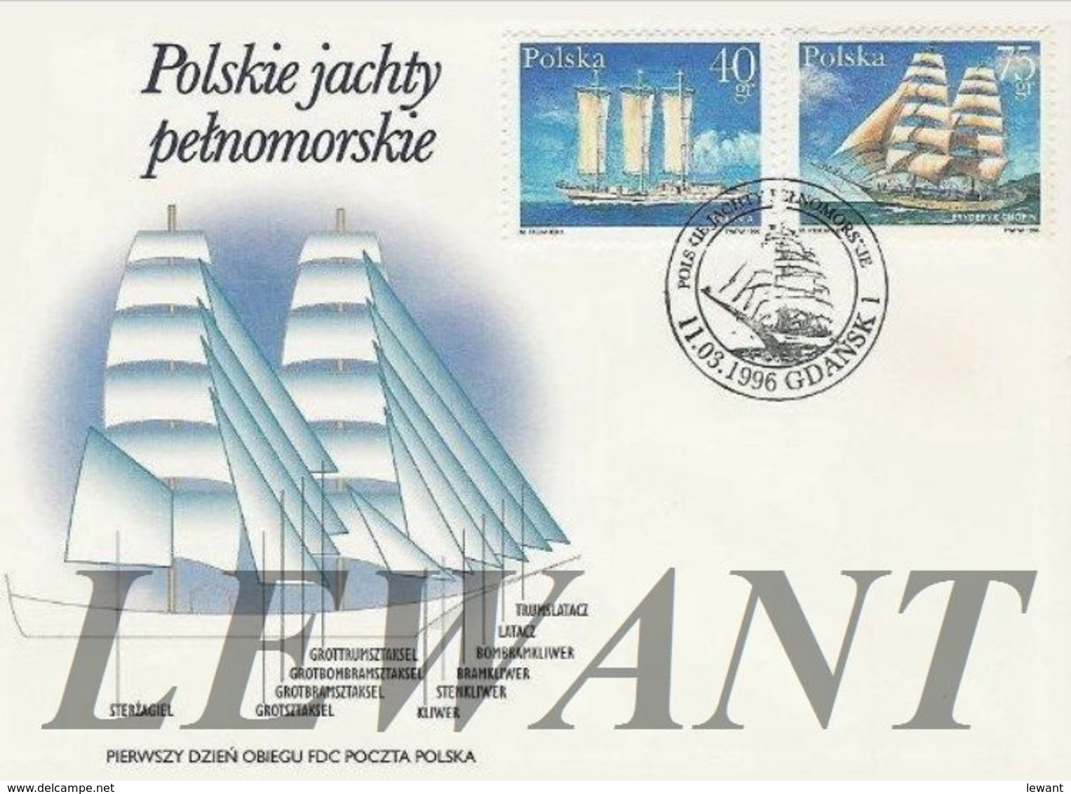 POLAND FDC - a complete 1996 year