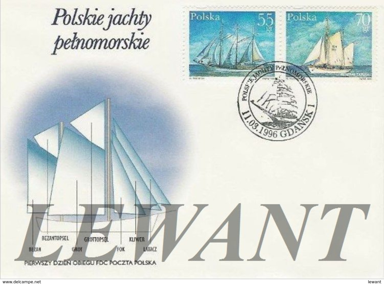 POLAND FDC - a complete 1996 year