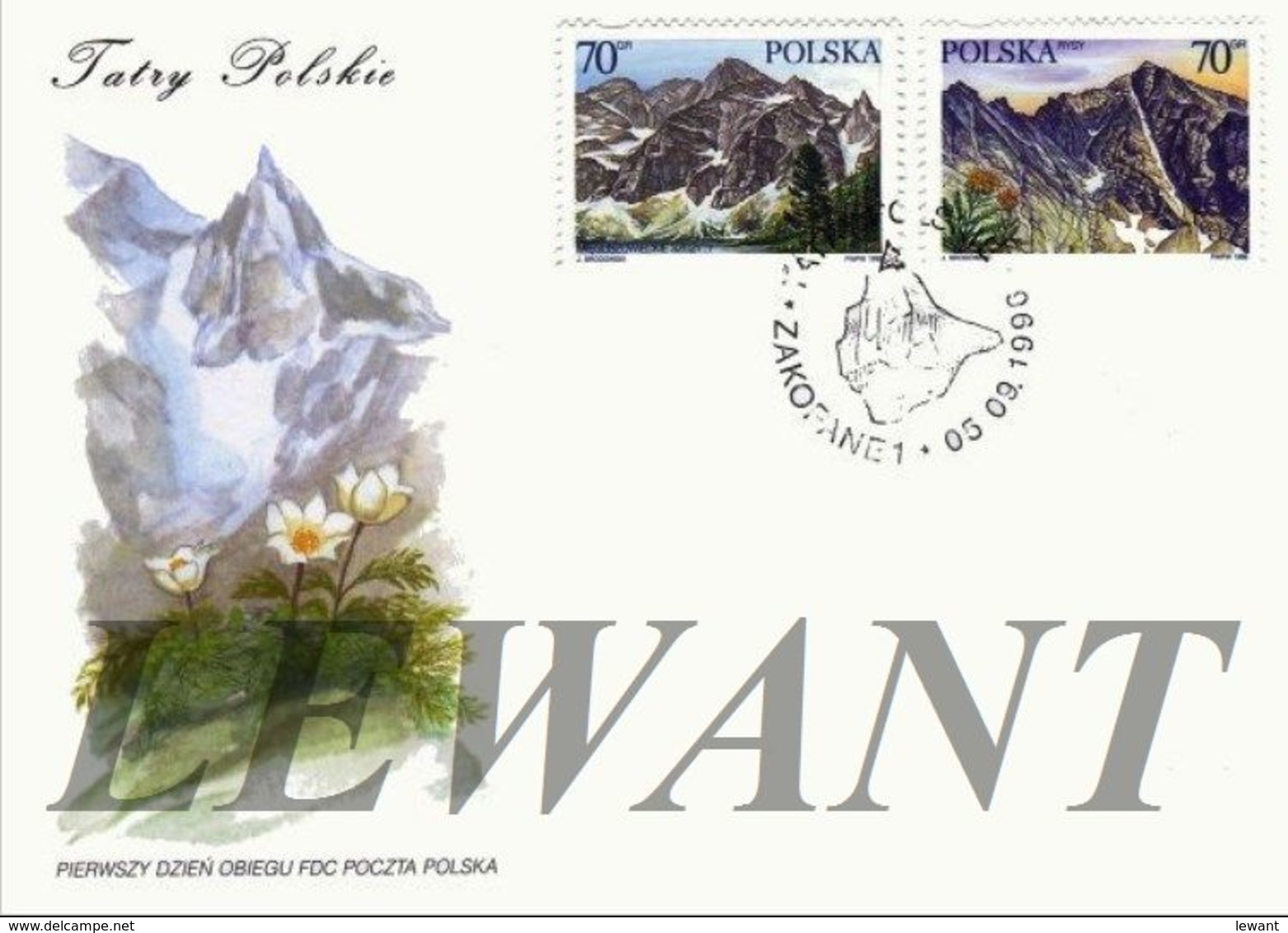 POLAND FDC - a complete 1996 year