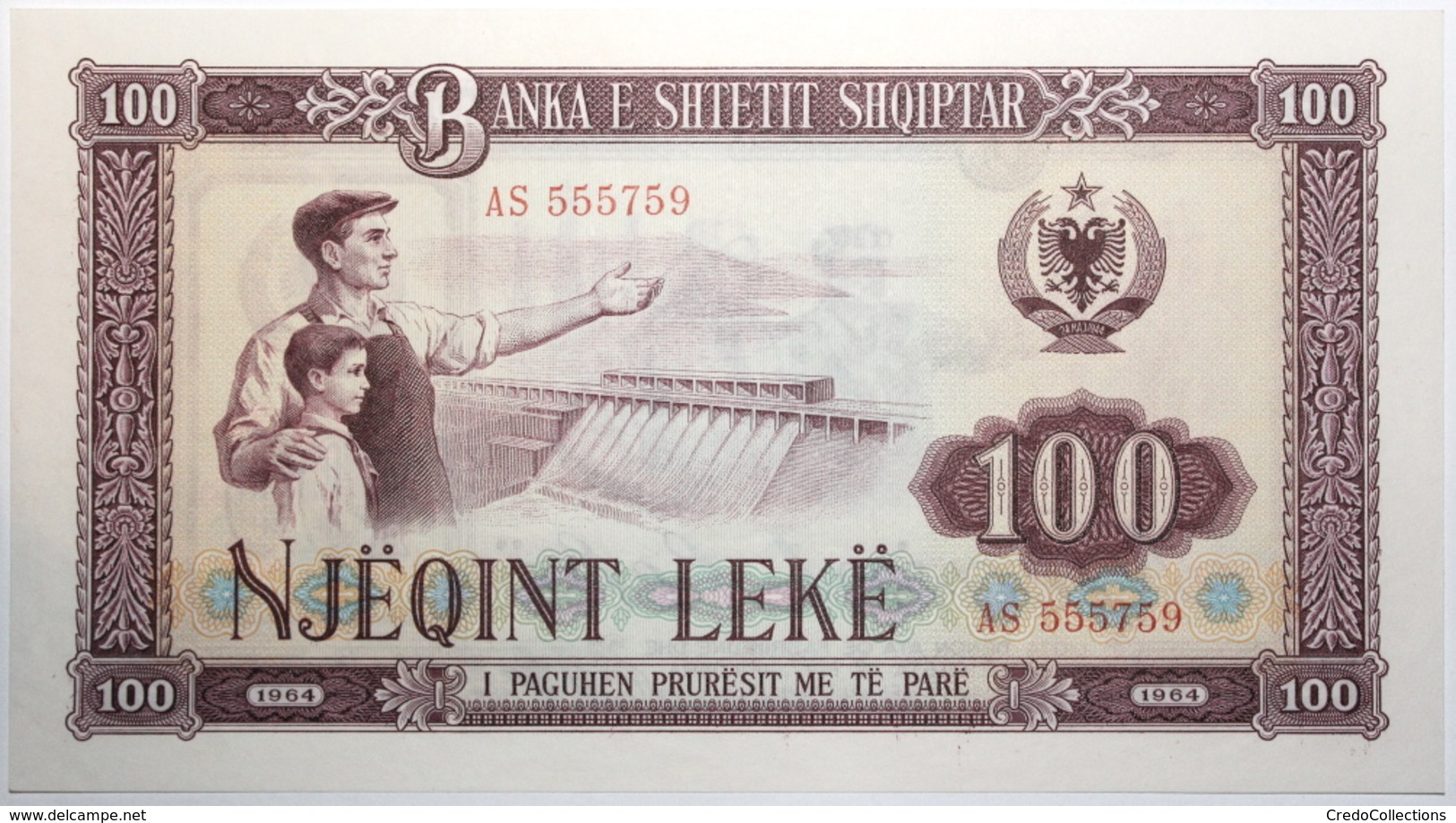 Albanie - 100 Leke - 1964 - PICK 39a - NEUF - Albania