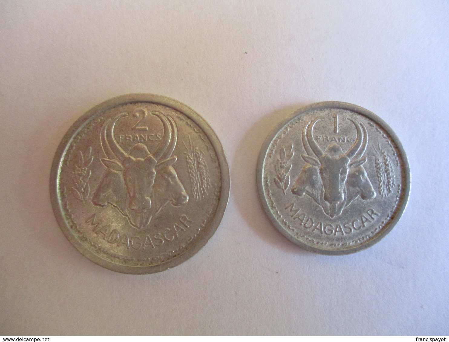 Madagascar: 1 + 2 Francs 1948 - Madagaskar