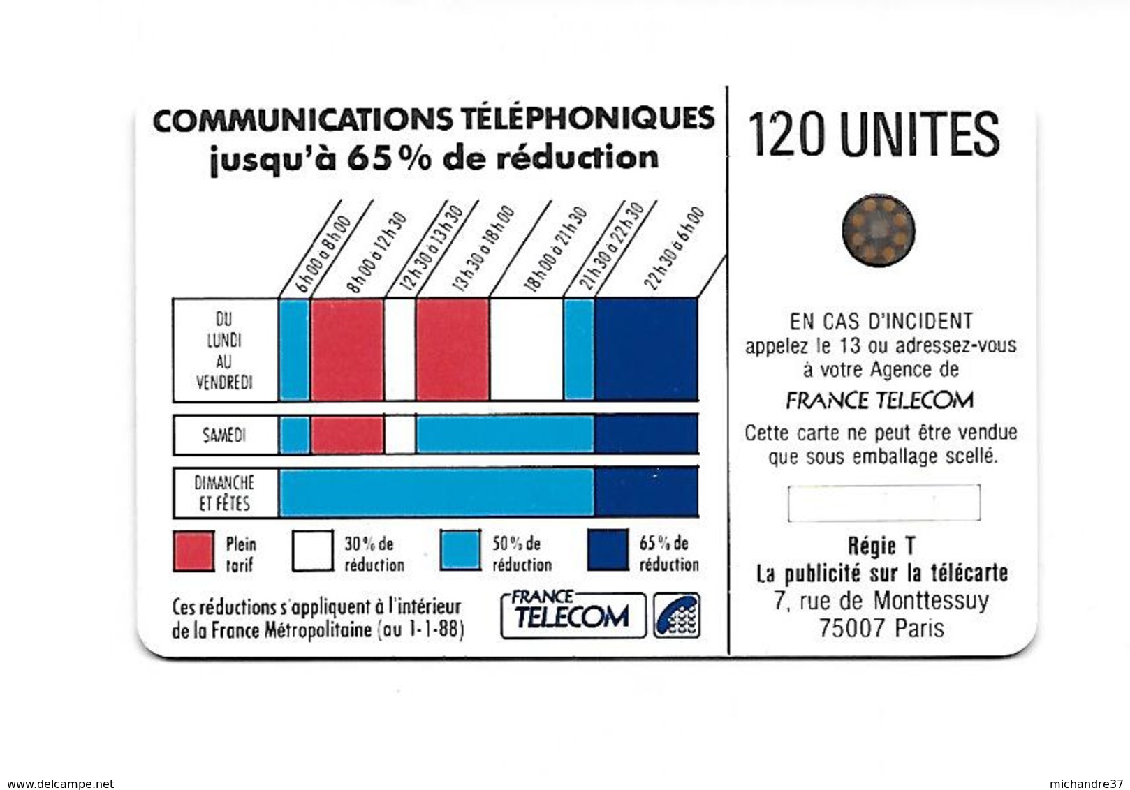 FRANCE KO11 PE 3741 - Telefonschnur (Cordon)