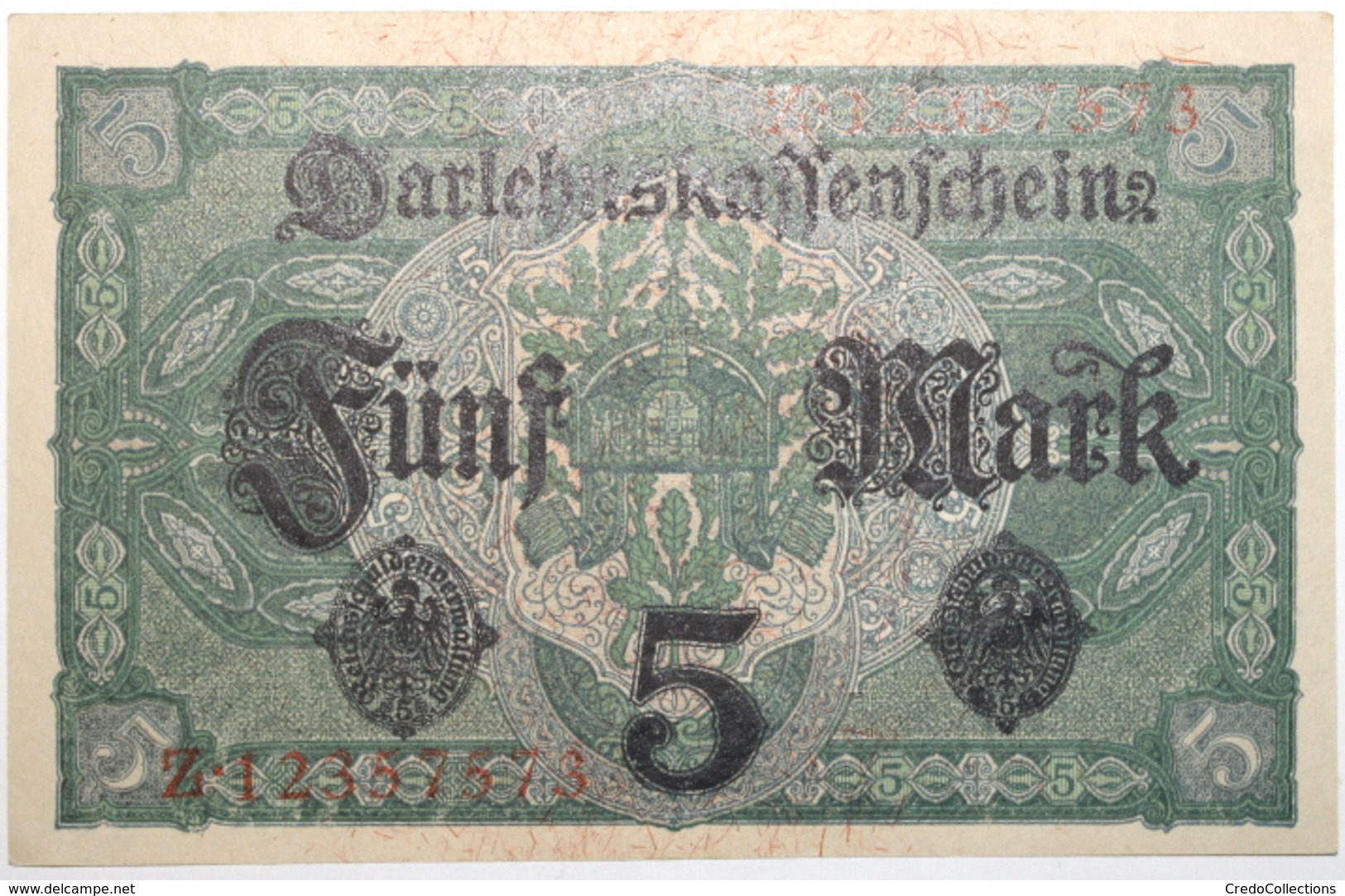 Allemagne - 5 Mark - 1917 - PICK 56b.1 - SPL - 5 Mark