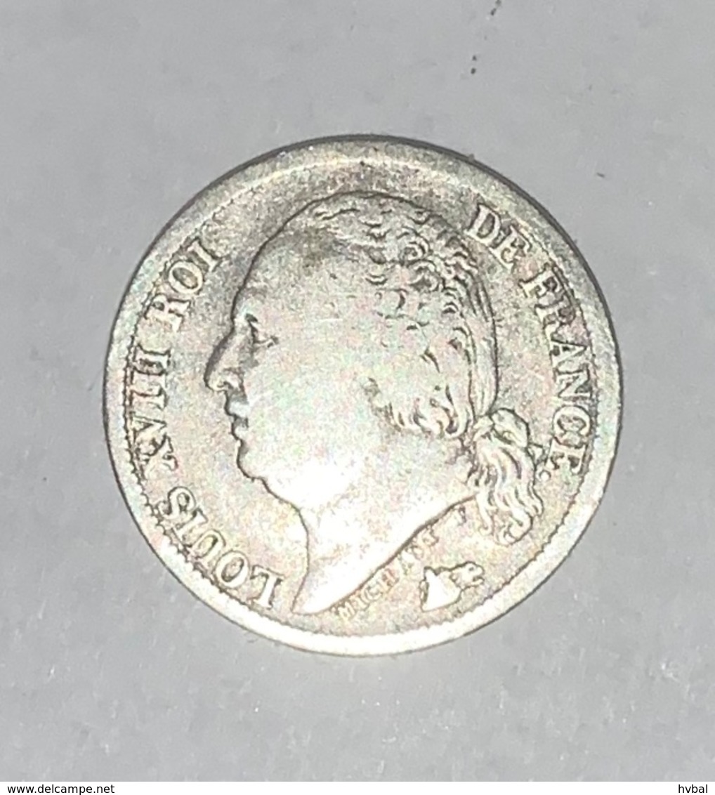 1/2 FRANC ARGENT LOUIS XVIII 1817 A Paris - Autres & Non Classés