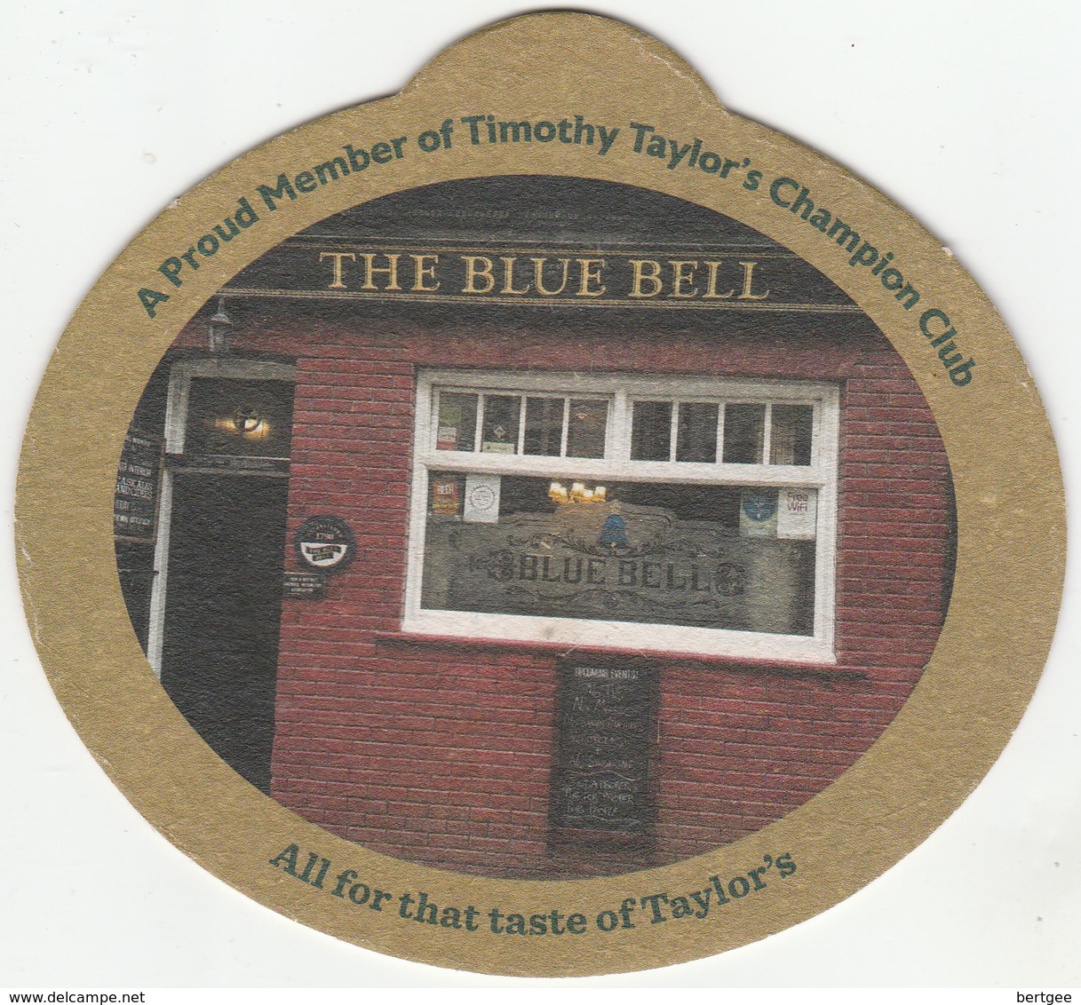 BEERMAT - TIMOTHY TAYLOR BREWERY  (KEIGHLEY, ENGLAND) - CHAMPION CLUB - (Cat No 117) - (2017) - Portavasos