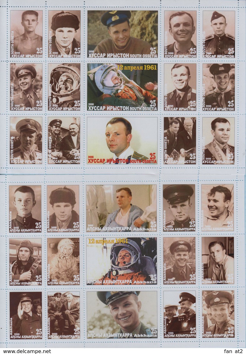 Fantazy Labels / Private Issue. Astronautics. 55 Years Of The First Manned Space Flight. Gagarin. 2016 - Fantasy Labels