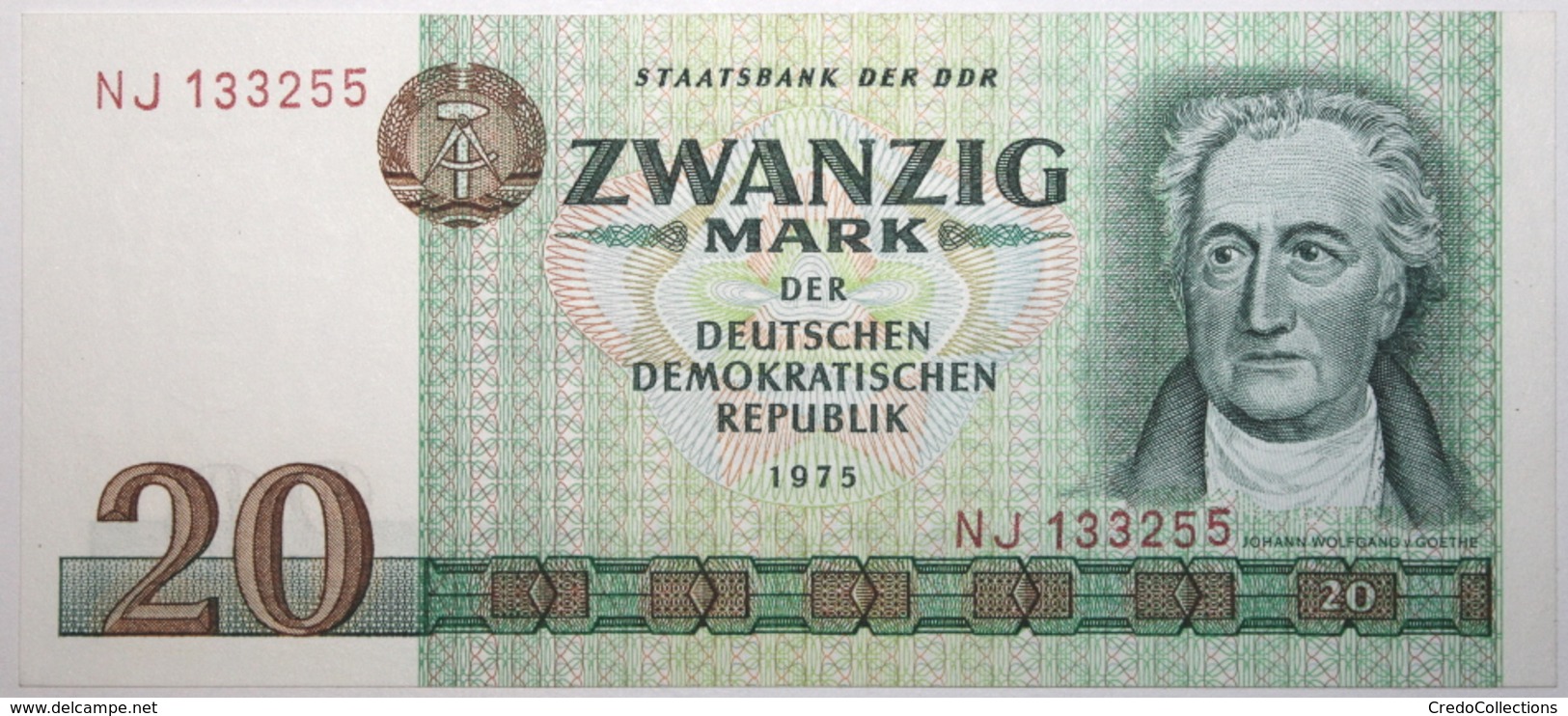 Allemagne De L'Est - 20 Mark - 1975 - PICK 29a - SPL - 20 Mark