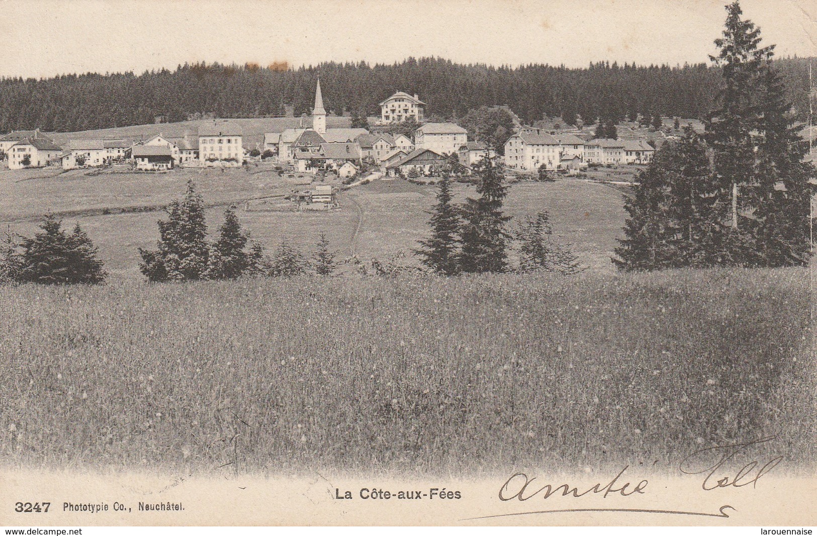 Suisse - LA COTE AUX FEES - Vue Générale - La Côte-aux-Fées