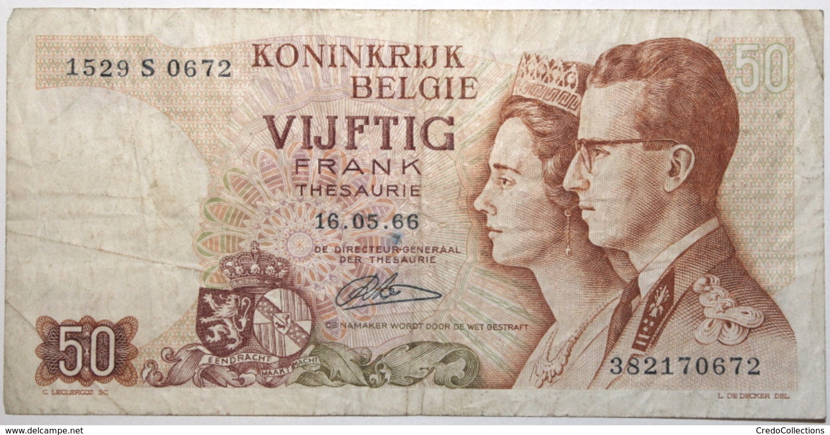 Belgique - 50 Francs - 1964 - PICK 139a.4 - TTB - Otros & Sin Clasificación