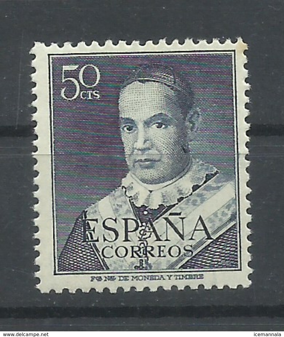 ESPAÑA  EDIFIL  ESPECIALIZADO   1102  Ta   (RETOQUES   MEJILLA  IZQUIERDA)   MNH  ** - Variedades & Curiosidades