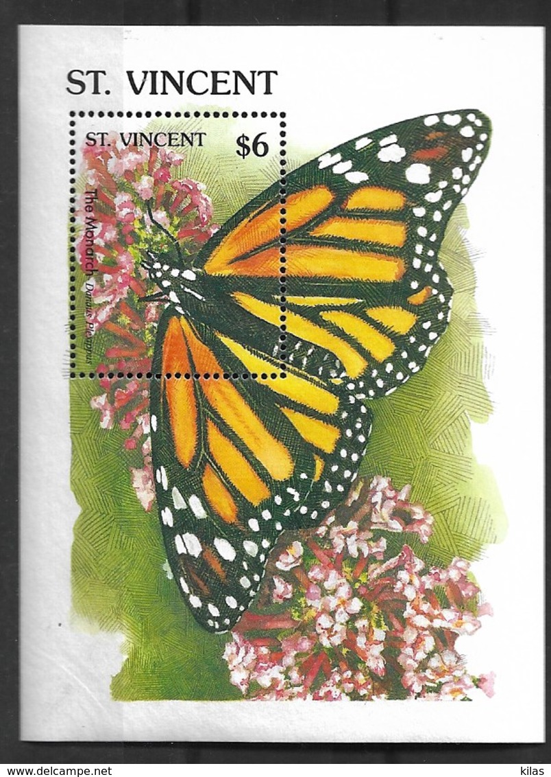 ST. VINCENT 1989 BUTTERFLIES MNH - Butterflies