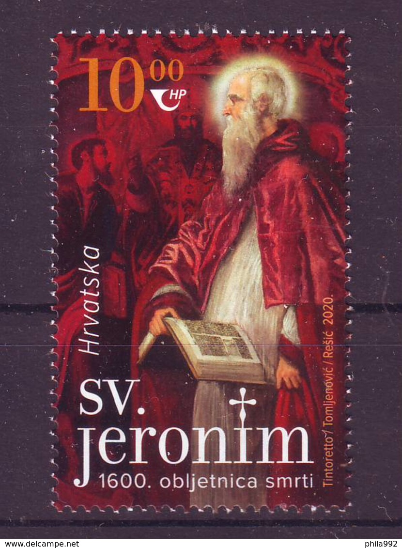 Croatia 2020  1600 Th Anniversary Of The Death Of St. Jerome MNH - Kroatië