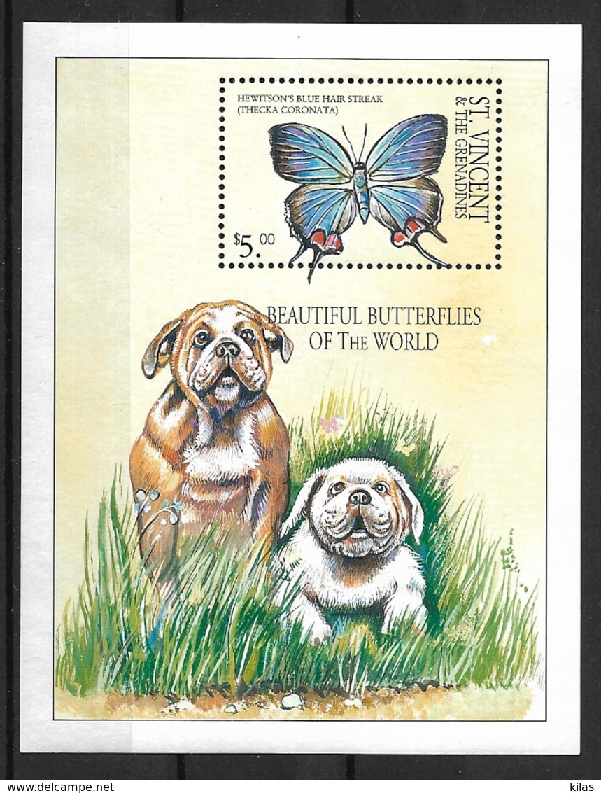 ST. VINCENT& GRENADINES 2001 BUTTERFLIES MNH - Butterflies