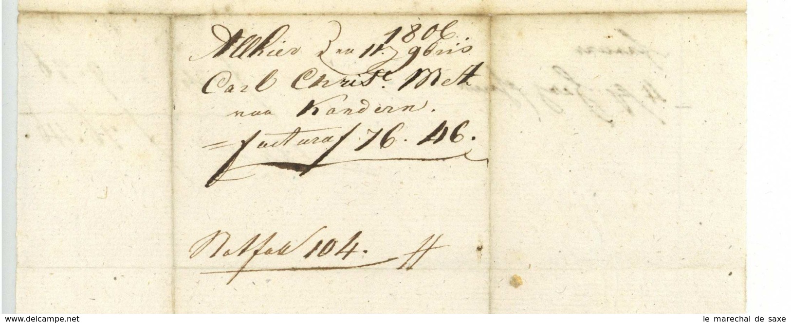 STAUFEN 1806 Kandern Baden Hugard Metz Rechnung - Documentos Históricos