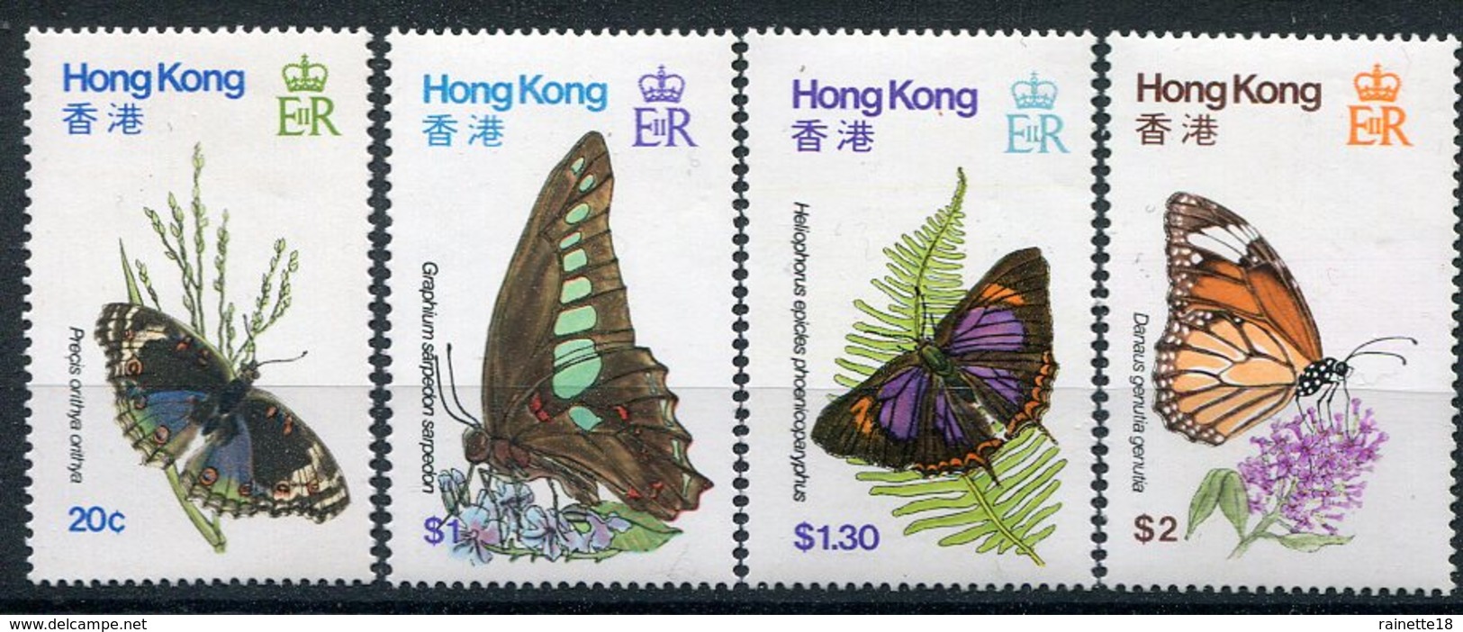 Hong-Kong       Papillons    347/350 ** - Butterflies