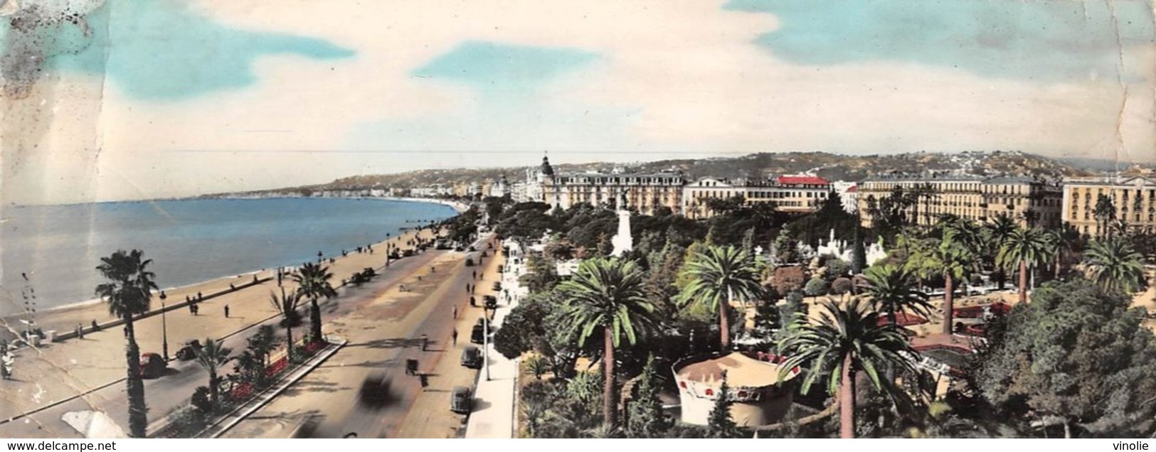 G.F.20-059 : CARTE PANORAMIQUE DE NICE - Autres & Non Classés