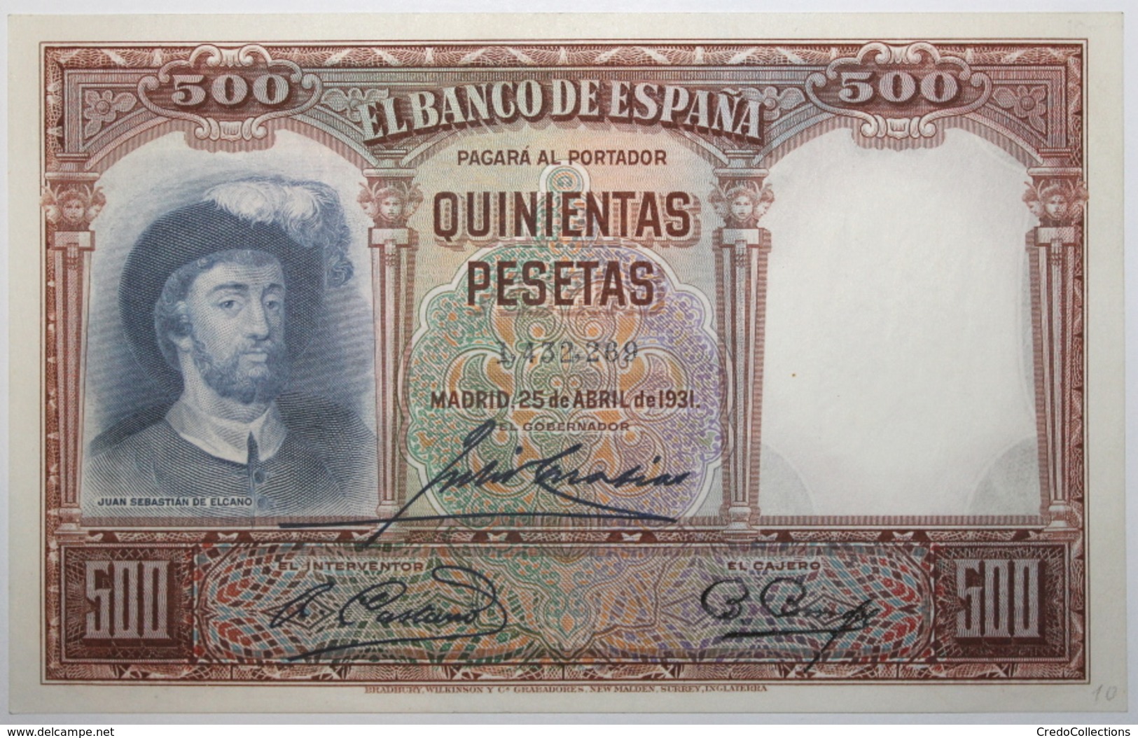 Espagne - 500 Pesetas - 1931 - PICK 84 - SPL - 500 Peseten